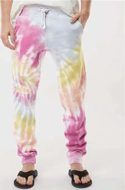 Colortone 8999 Tie Dyed Joggers Desert Rose