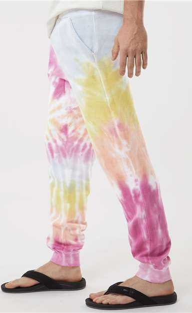 Colortone 8999 Tie-dyed Joggers - Desert Rose
