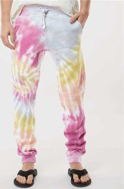 Colortone 8999 Tie-dyed Joggers - Desert Rose