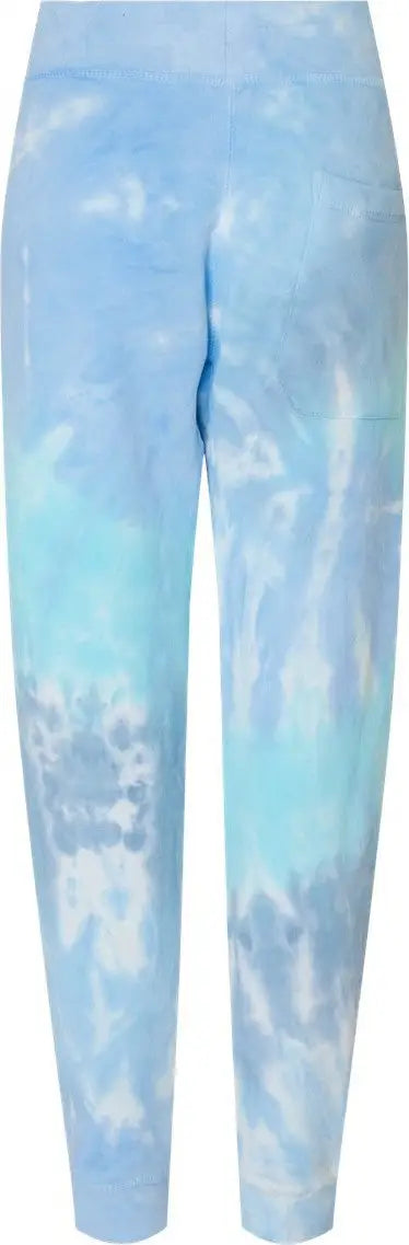 Colortone 8999 Tie-dyed Joggers - Lagoon
