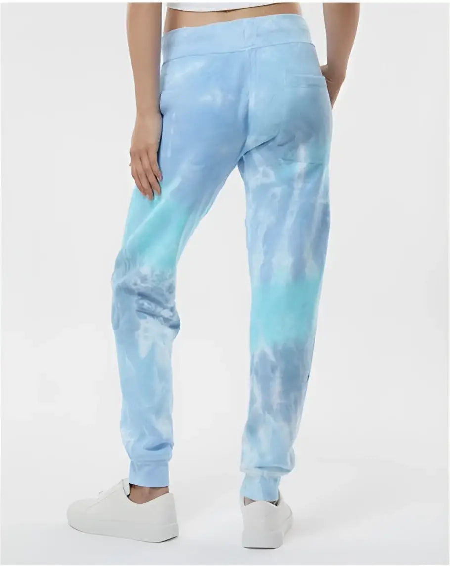 Colortone 8999 Tie-dyed Joggers - Lagoon