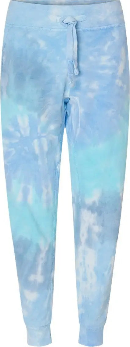 Colortone 8999 Tie-dyed Joggers - Lagoon - Multi-colored / s