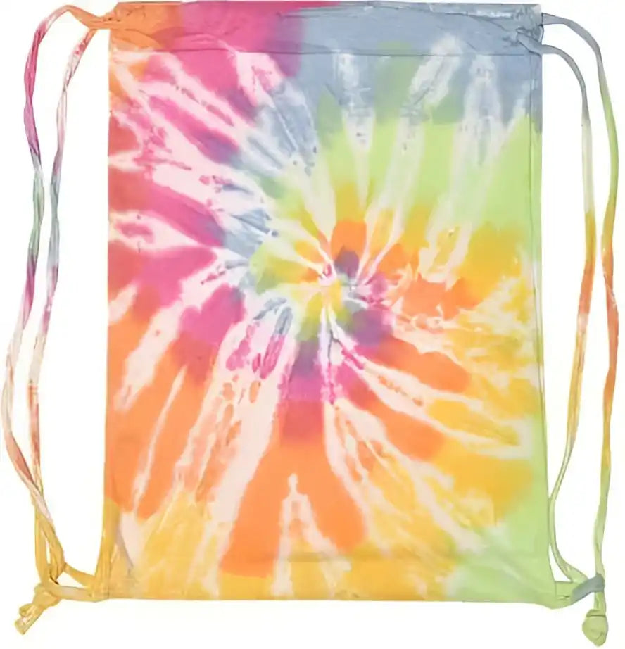 Colortone 9500 Tie Dyed Drawstring Backpack Eternity Multi Colored