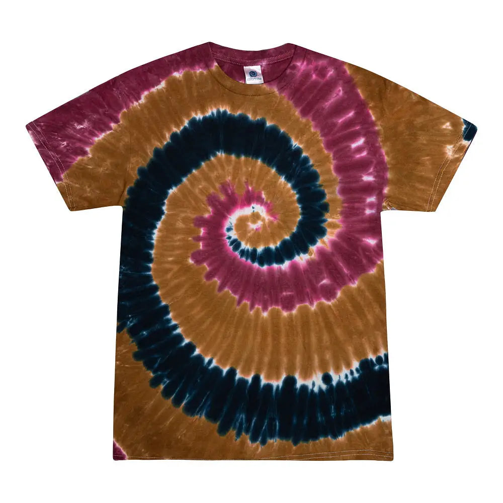 Colortone Cd1000c Multi-color Tie-dyed T-shirt - Cd1000 - Willow