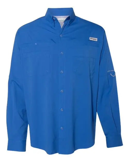 Columbia 128606 Pfg Tamiami Ii Long Sleeve Shirt - Vivid Blue