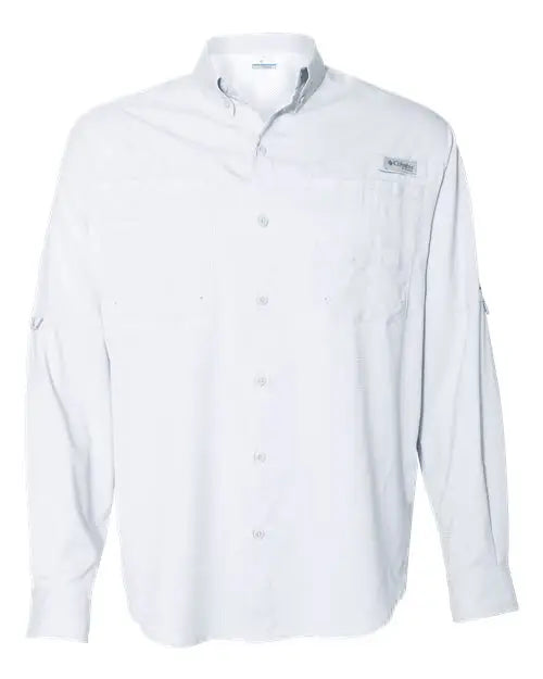 Columbia 128606 Pfg Tamiami Ii Long Sleeve Shirt - White