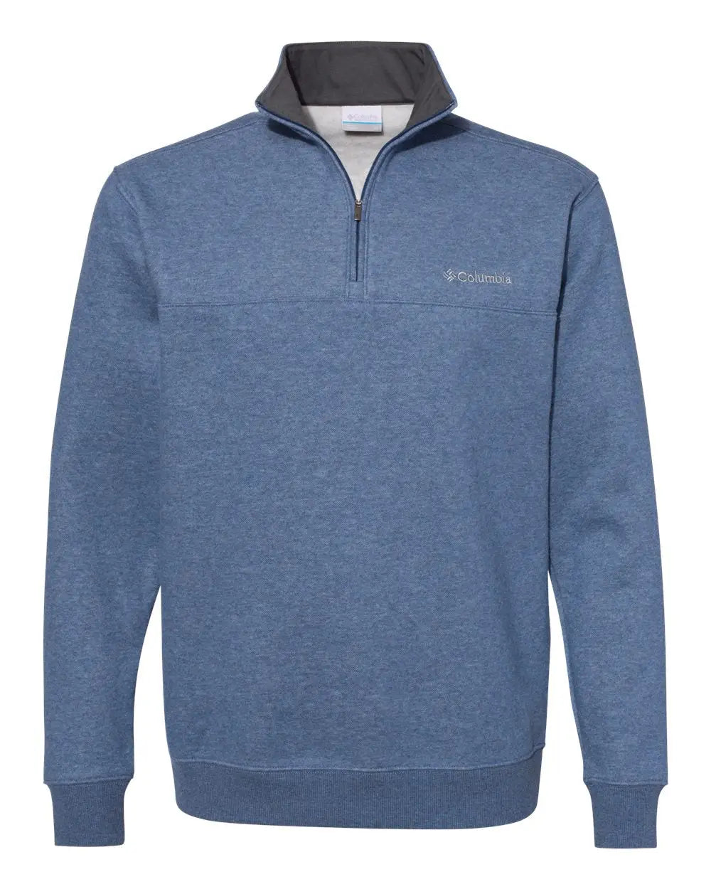 Columbia 141162 Hart Mountain Half-zip Sweatshirt - Carbon Heather - Adult s