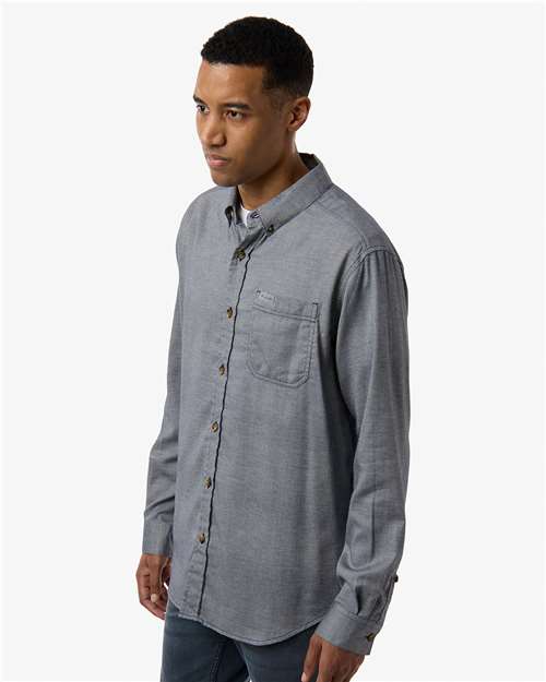 Columbia 155205 Men’s Rapid Rivers Ii Shirt - Collegiate Navy Oxford