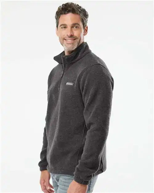 Columbia 162019 Steens Mountain™ Fleece Quarter-zip Pullover - Charcoal Heather