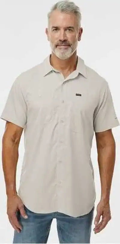 Columbia 203072 Silver Ridge Utility Lite Short Sleeve Shirt - Dark Stone