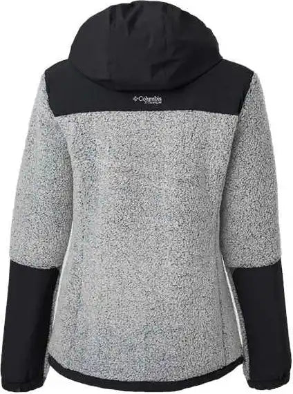 Columbia 208903 Women’s Arctic Crest Sherpa Full-zip Jacket - White Black
