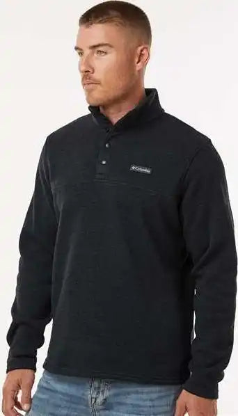 Columbia 209573 Alto Pass Fleece Half Snap Pullover - Black
