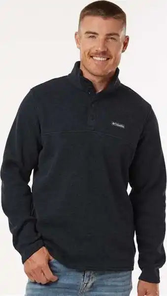Columbia 209573 Alto Pass Fleece Half Snap Pullover - Black