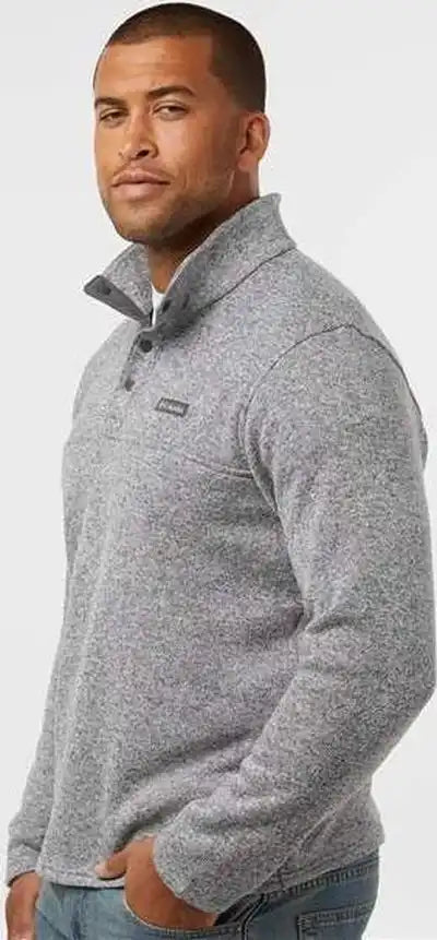 Columbia 209573 Alto Pass Fleece Half Snap Pullover - City Gray Heather