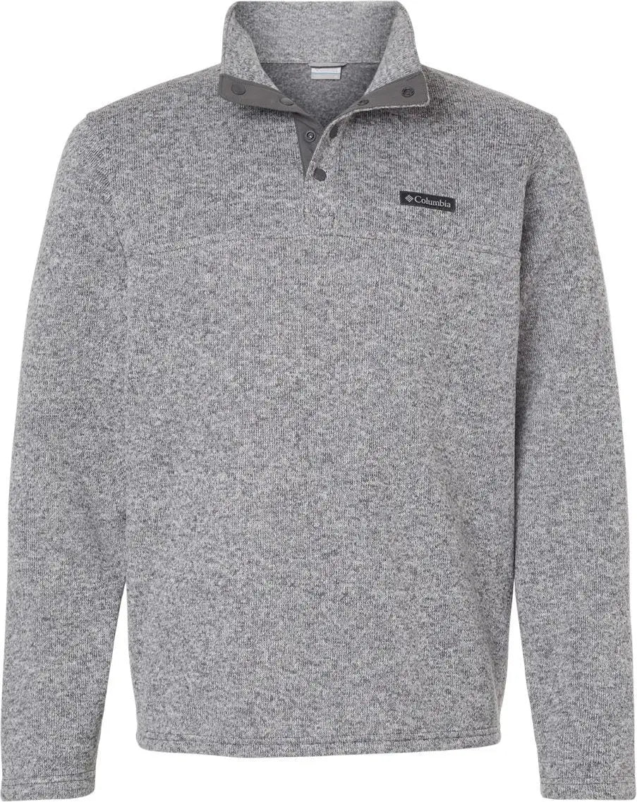 Columbia 209573 Alto Pass™ Fleece Half Snap Pullover - City Grey Heather - Dark Gray / s