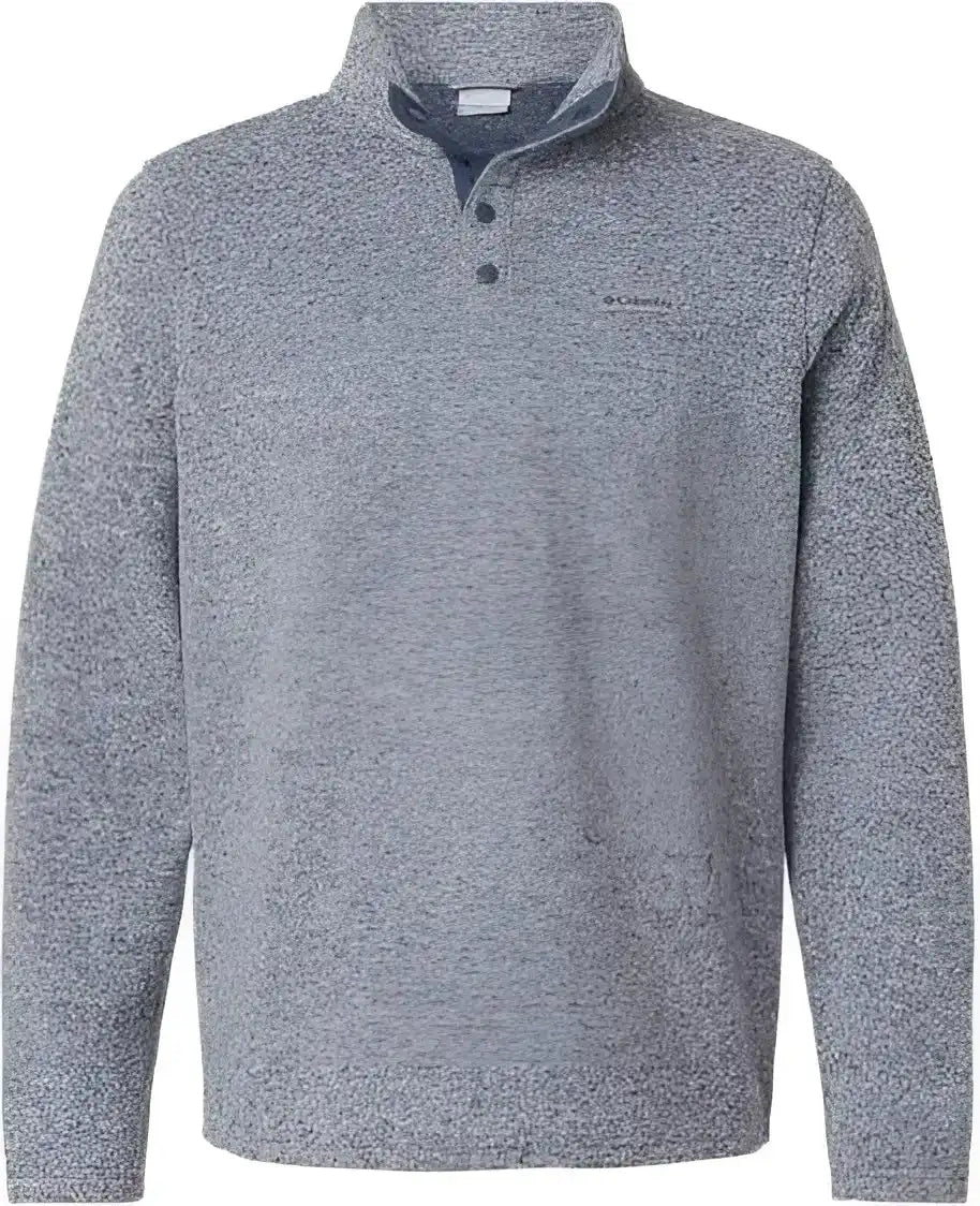 Columbia 209573 Alto Pass Fleece Half Snap Pullover Dark Mountain Heather