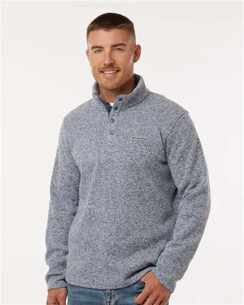 Columbia 209573 Alto Passâ„¢ Fleece Half Snap Pullover - Dark Mountain Heather