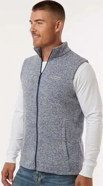 Columbia 209575 Alto Pass Fleece Vest - Dark Mountain Heather