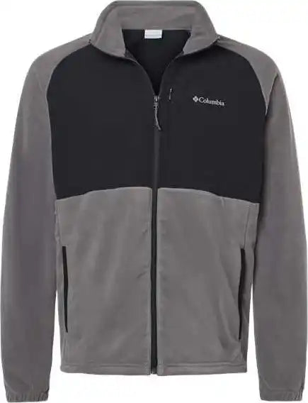 Columbia 209578 Sage Peak Fleece Full Zip Jacket - City Gray Black