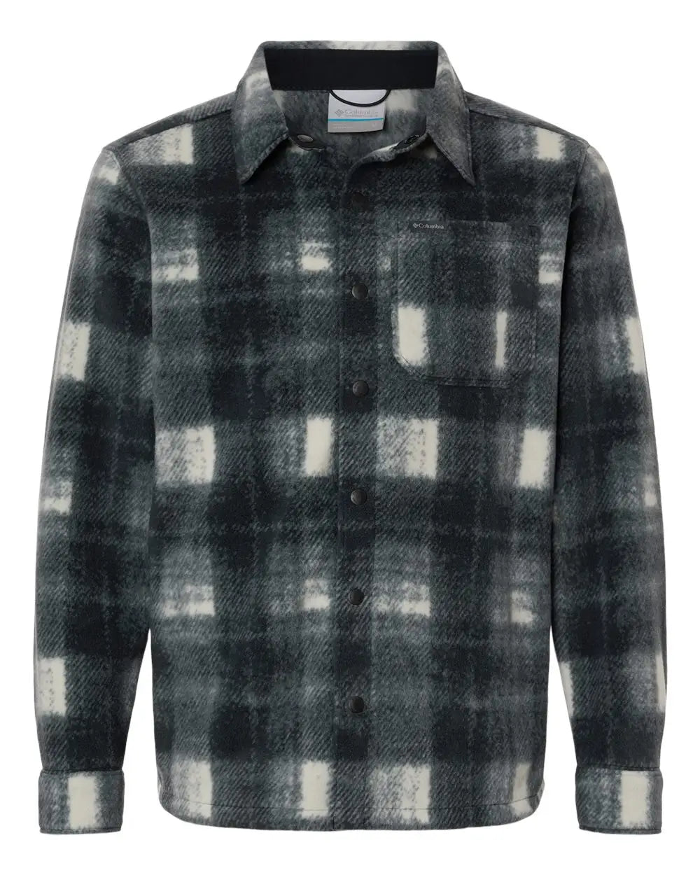 Columbia 209769 Men’s Steens Mountain Printed Shirt Jacket Ii - Chalk Omblur - Adult s