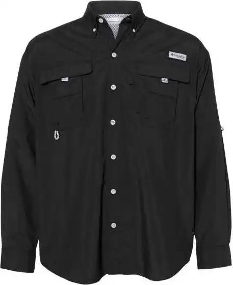 Columbia 212463 Pfg Bahama Ii Long Sleeve Shirt Black