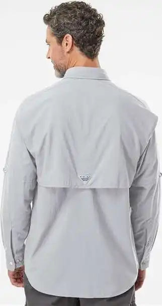 Columbia 212463 Pfg Bahama Ii Long Sleeve Shirt Cool Gray