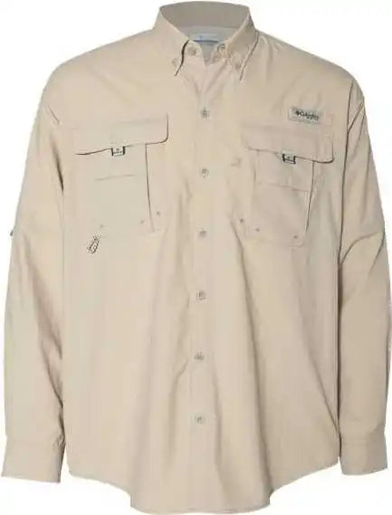 Columbia 212463 Pfg Bahama Ii Long Sleeve Shirt - Fossil
