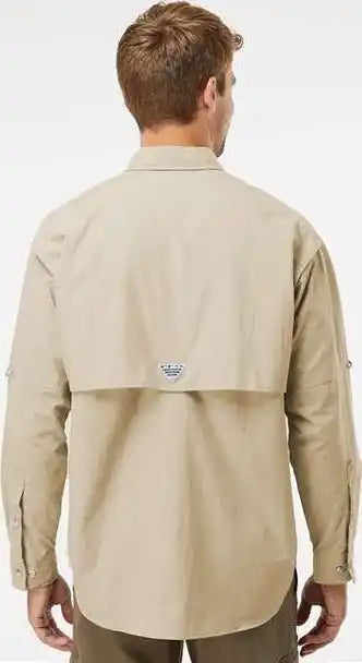 Columbia 212463 Pfg Bahama Ii Long Sleeve Shirt - Fossil