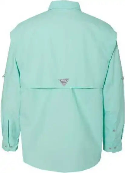 Columbia 212463 Pfg Bahama Ii Long Sleeve Shirt Gulf Stream