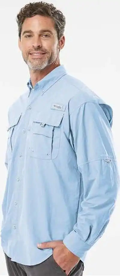 Columbia 212463 Pfg Bahama Ii Long Sleeve Shirt - Sail