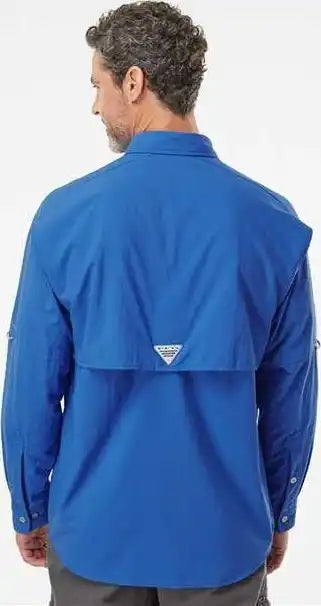 Columbia 212463 Pfg Bahama Ii Long Sleeve Shirt Vivid Blue