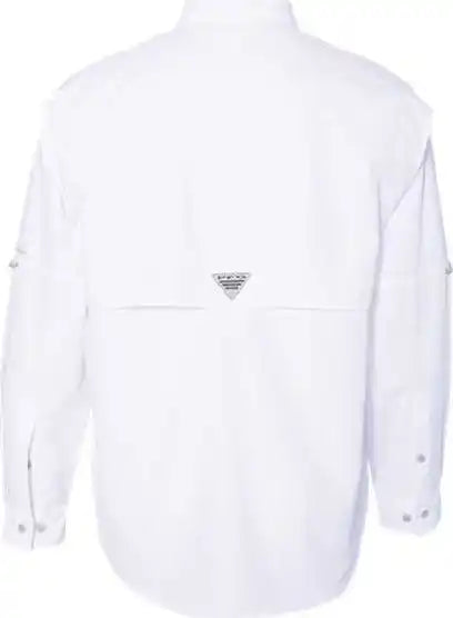 Columbia 212463 Pfg Bahama Ii Long Sleeve Shirt White