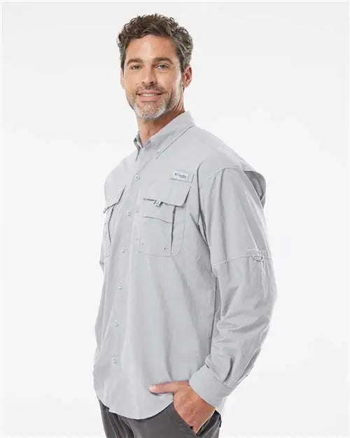 Columbia 2124631 Pfg Bahama Ii Shirt - 212463 - Cool Gray