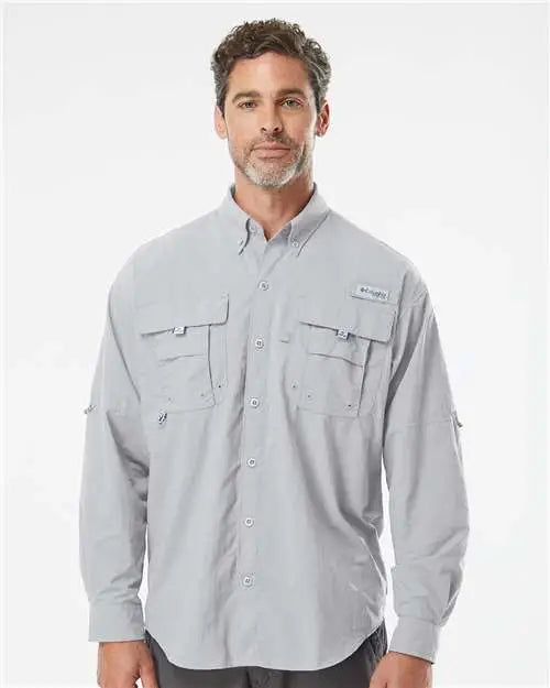 Columbia 2124631 Pfg Bahama Ii Shirt - 212463 - Cool Gray