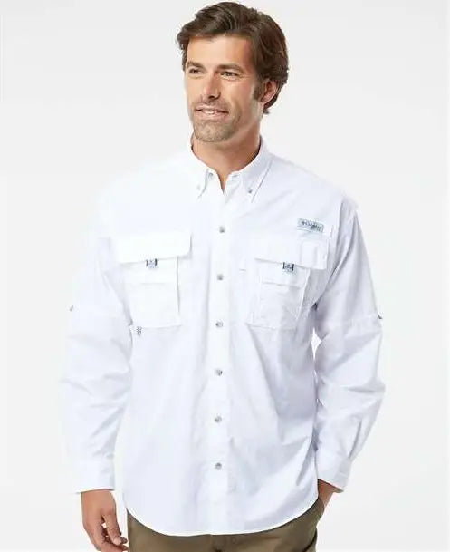 Columbia 2124631 Pfg Bahama Ii Shirt - 212463 - White