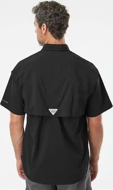 Columbia 212464 Pfg Bahama Ii Short Sleeve Shirt Black