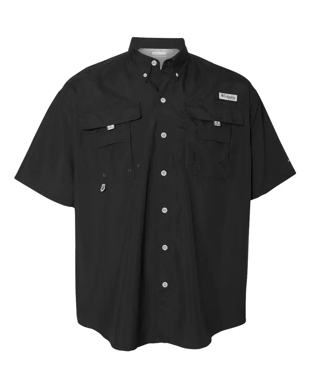 Columbia 212464 Pfg Bahama™ Ii Short Sleeve Shirt - Black - s