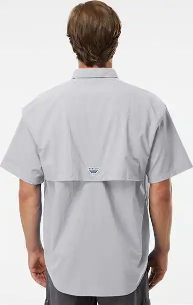 Columbia 212464 Pfg Bahama Ii Short Sleeve Shirt Cool Gray