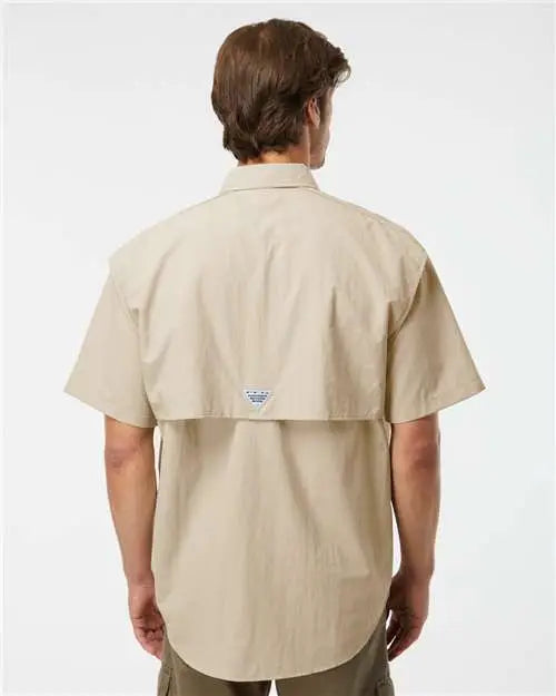 Columbia 212464 Pfg Bahama™ Ii Short Sleeve Shirt - Fossil