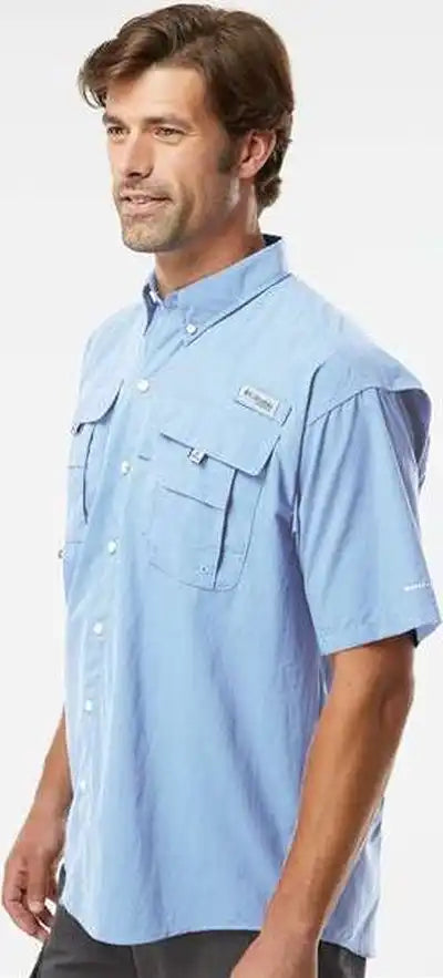 Columbia 212464 Pfg Bahama Ii Short Sleeve Shirt Sail