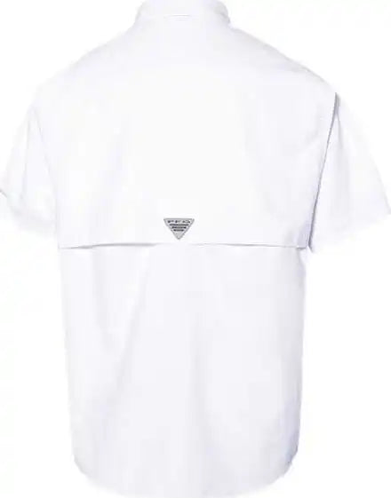 Columbia 212464 Pfg Bahama Ii Short Sleeve Shirt White