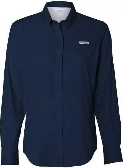 Columbia 212465 Women’s Pfg Tamiami Ii Long Sleeve Shirt - Collegiate Navy