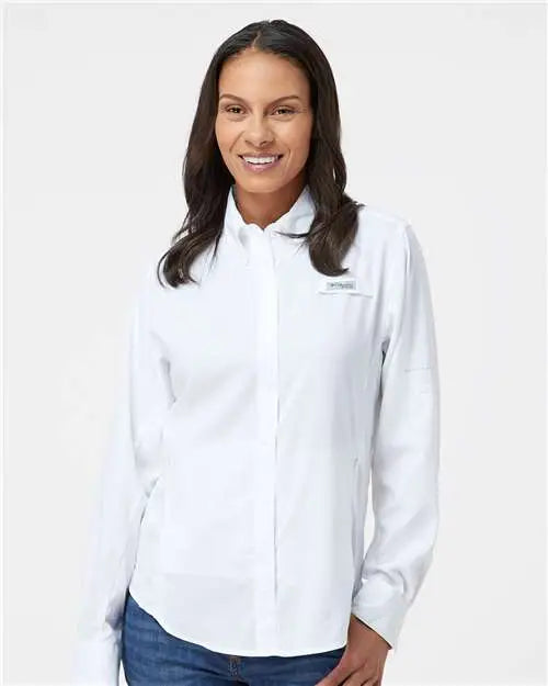 Columbia 212465 Women’s Pfg Tamiami™ Ii Shirt - White