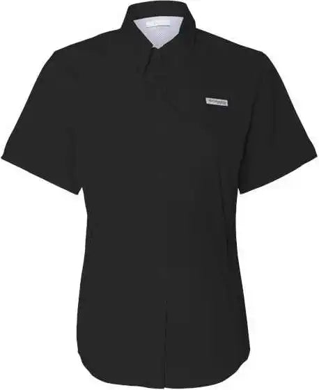 Columbia 212466 Women’s Pfg Tamiami Ii Short Sleeve Shirt Black