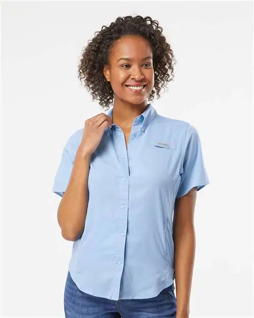 Columbia 212466 Women’s Pfg Tamiami™ Ii Short Sleeve Shirt - Sail