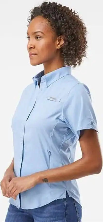 Columbia 212466 Women’s Pfg Tamiami Ii Short Sleeve Shirt Sail