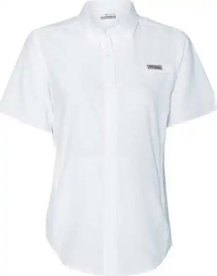 Columbia 212466 Women’s Pfg Tamiami Ii Short Sleeve Shirt - White