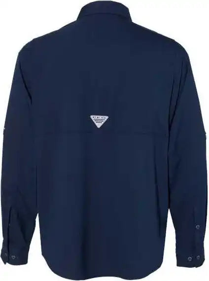 Columbia 212467 Pfg Tamiami Ii Long Sleeve Shirt Collegiate Navy