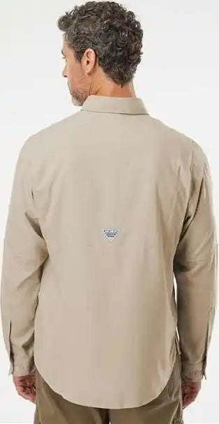 Columbia 212467 Pfg Tamiami Ii Long Sleeve Shirt Fossil