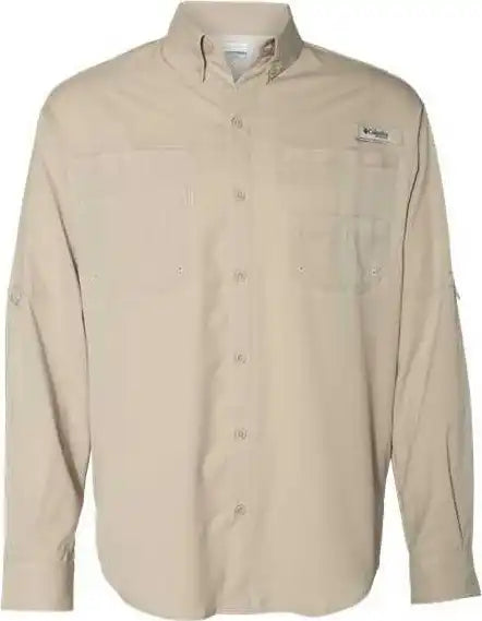 Columbia 212467 Pfg Tamiami Ii Long Sleeve Shirt Fossil